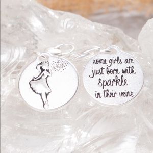 AMANDA BLU 2-TONE ADJUSTABLE BANGLE  & CHARM